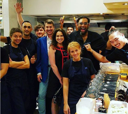 In the kitchen with the Gaggan crew