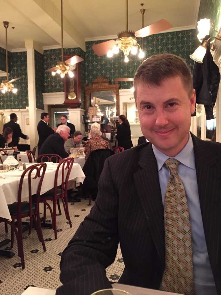 Tom at Galatoire's New Orleans